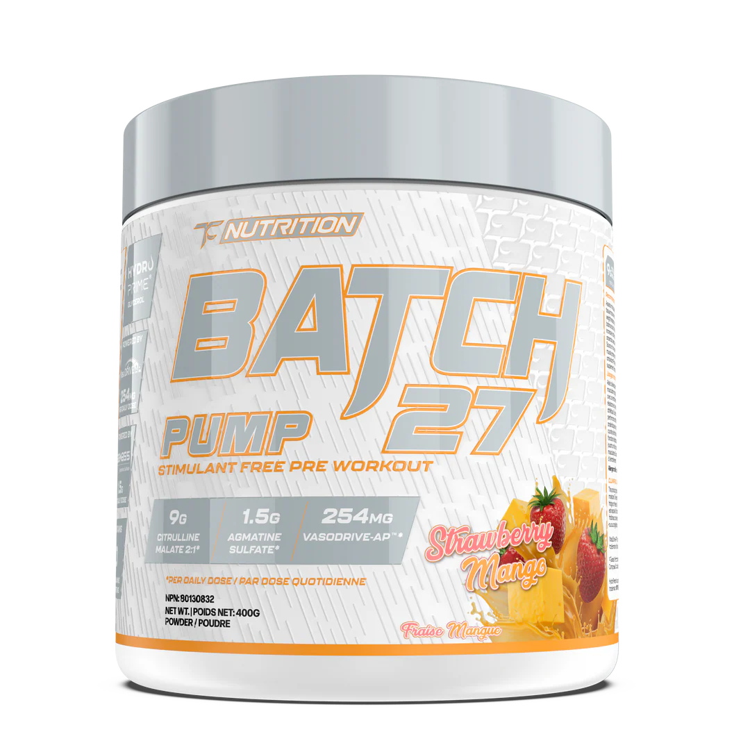 Pré-workout Batch 27 Pump Sans-stimulant