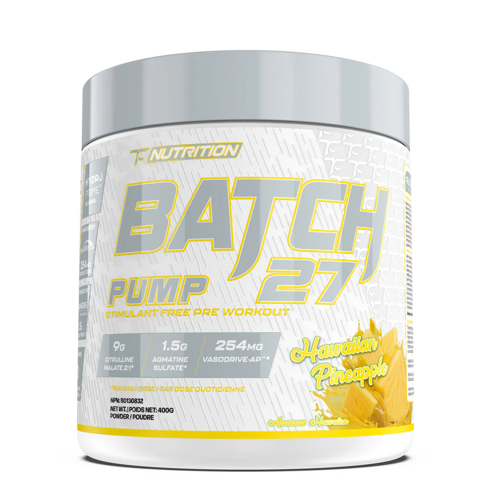 Pré-workout Batch 27 Pump Sans-stimulant