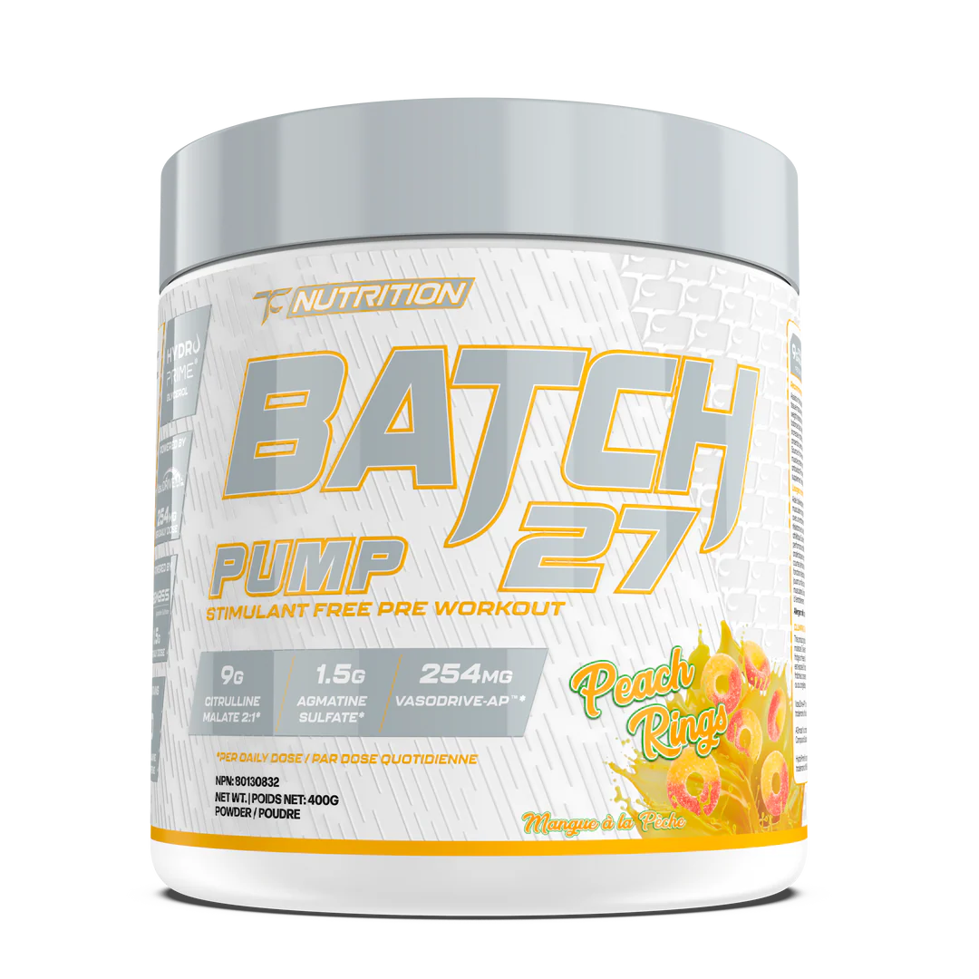 Pré-workout Batch 27 Pump Sans-stimulant