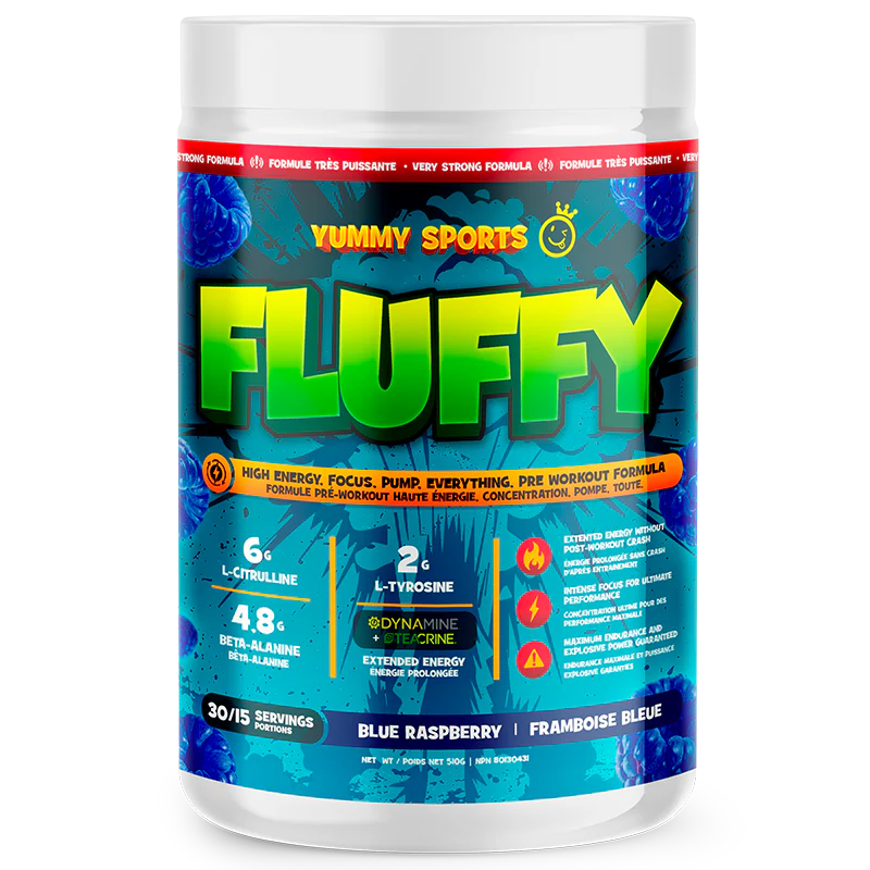 Yummy sports -Fluffy Pré-Workout - 30/15 portions