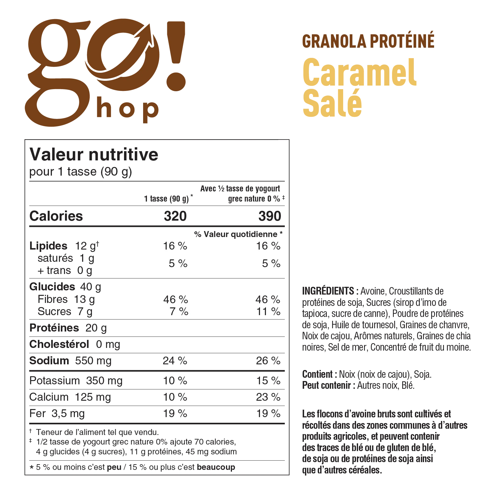 Granola protéiné - Go Nutrition