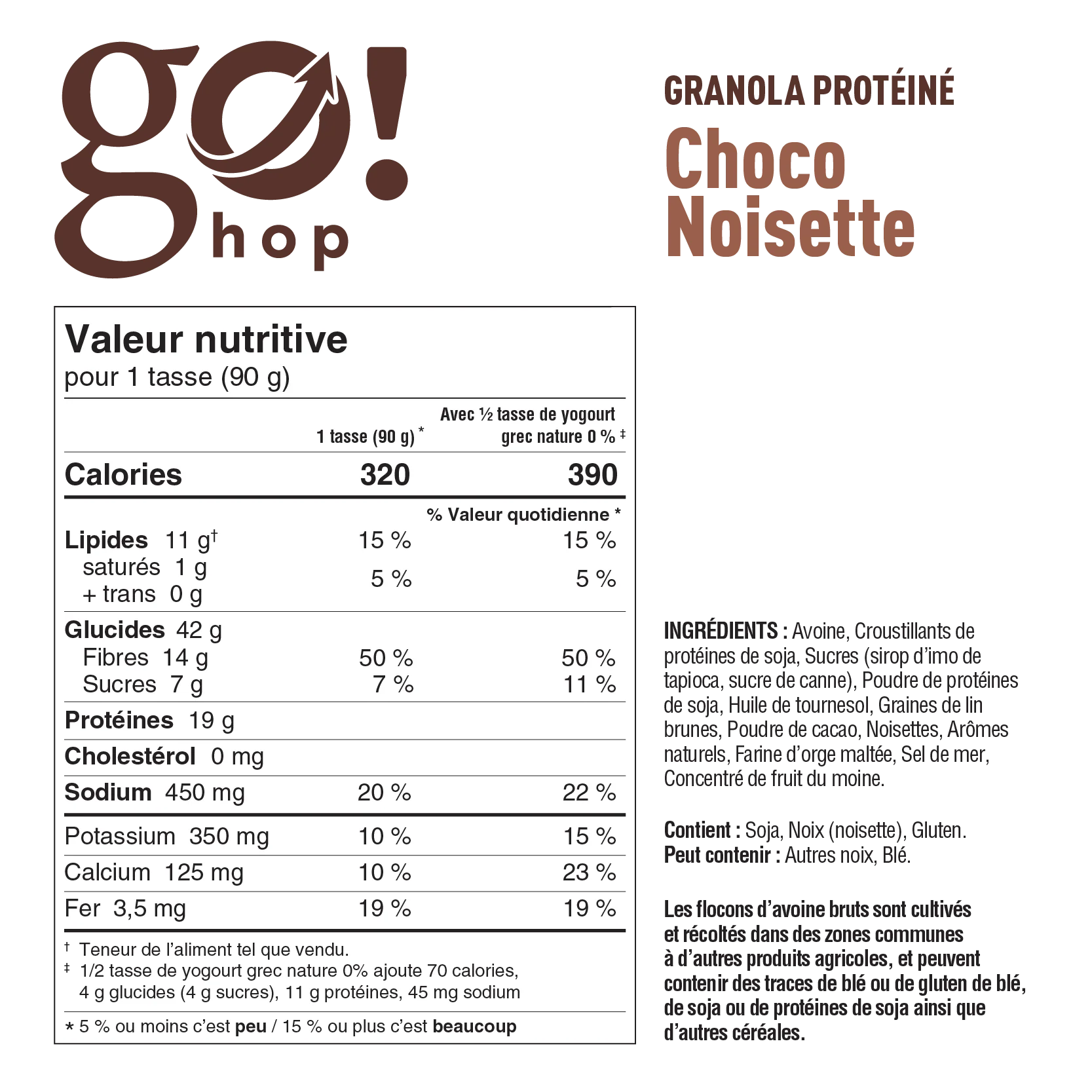 Granola protéiné - Go Nutrition