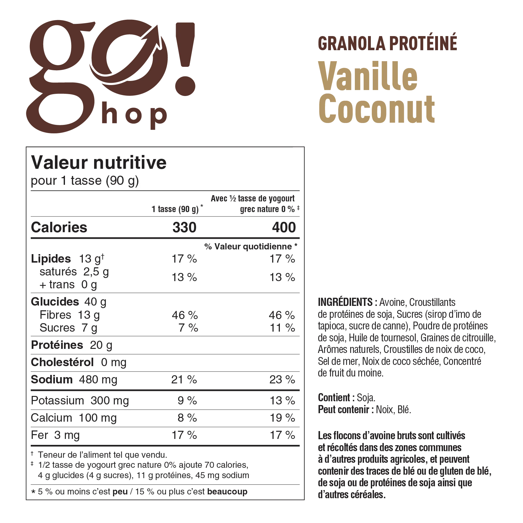 Granola protéiné - Go Nutrition