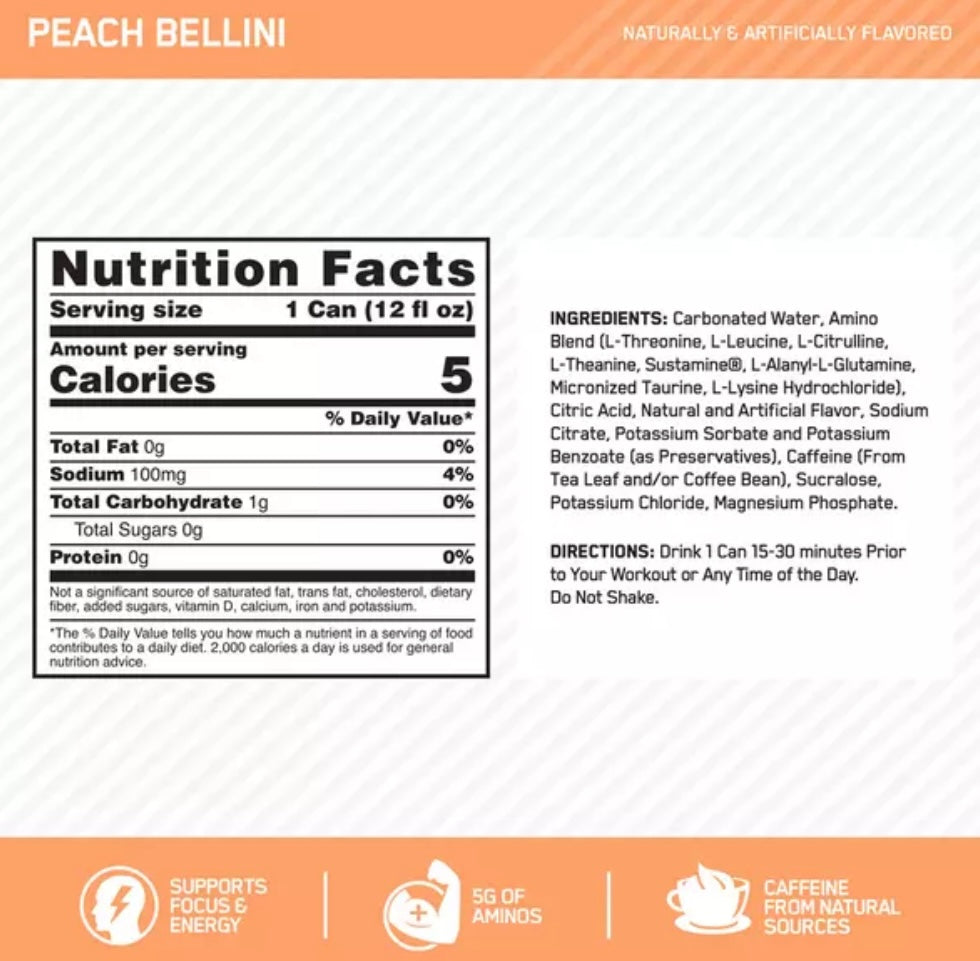 Optimum Nutrition - Essential Amino Energy, 355mL