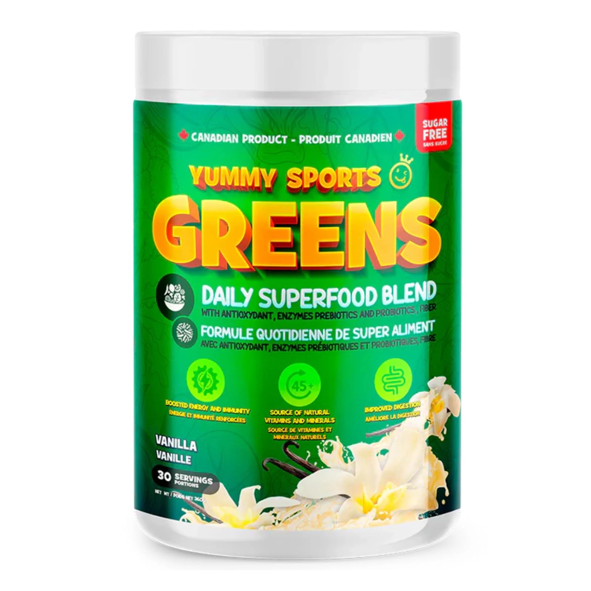 Yummy Sports - Greens, 300g - 30 portions