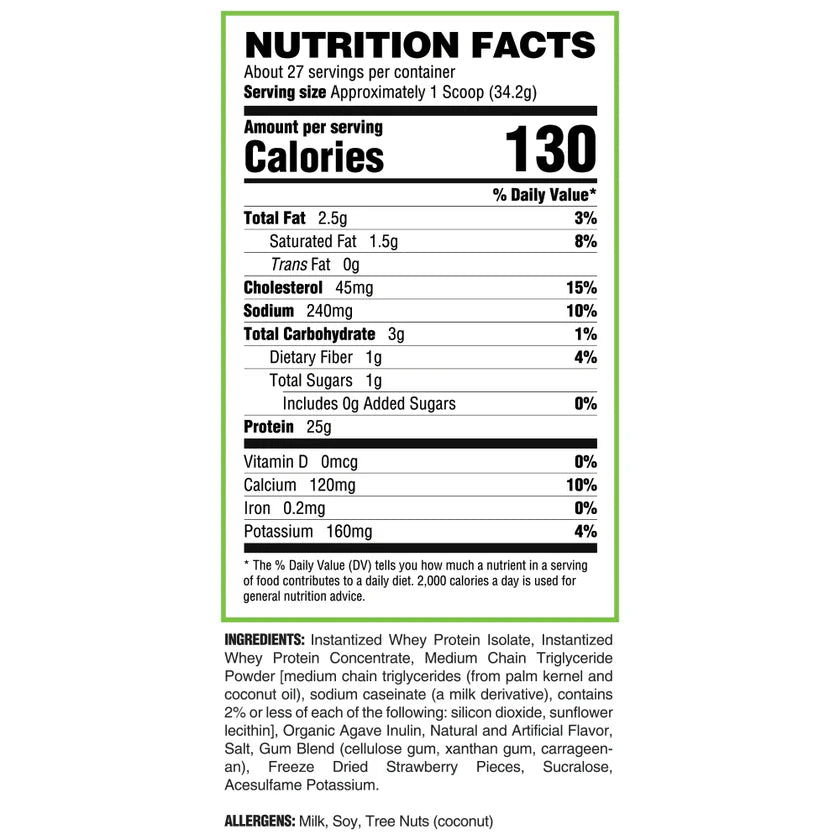 Ryse - Loaded Protein - 2lbs, 27 portions