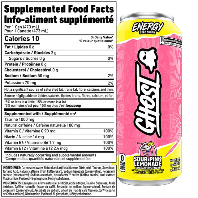 GHOST - Boisson énergisante - 473ml