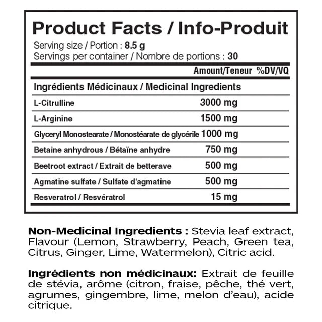 Yummy sports -Gorilla G-PUMP sans stimulant - 30 portions
