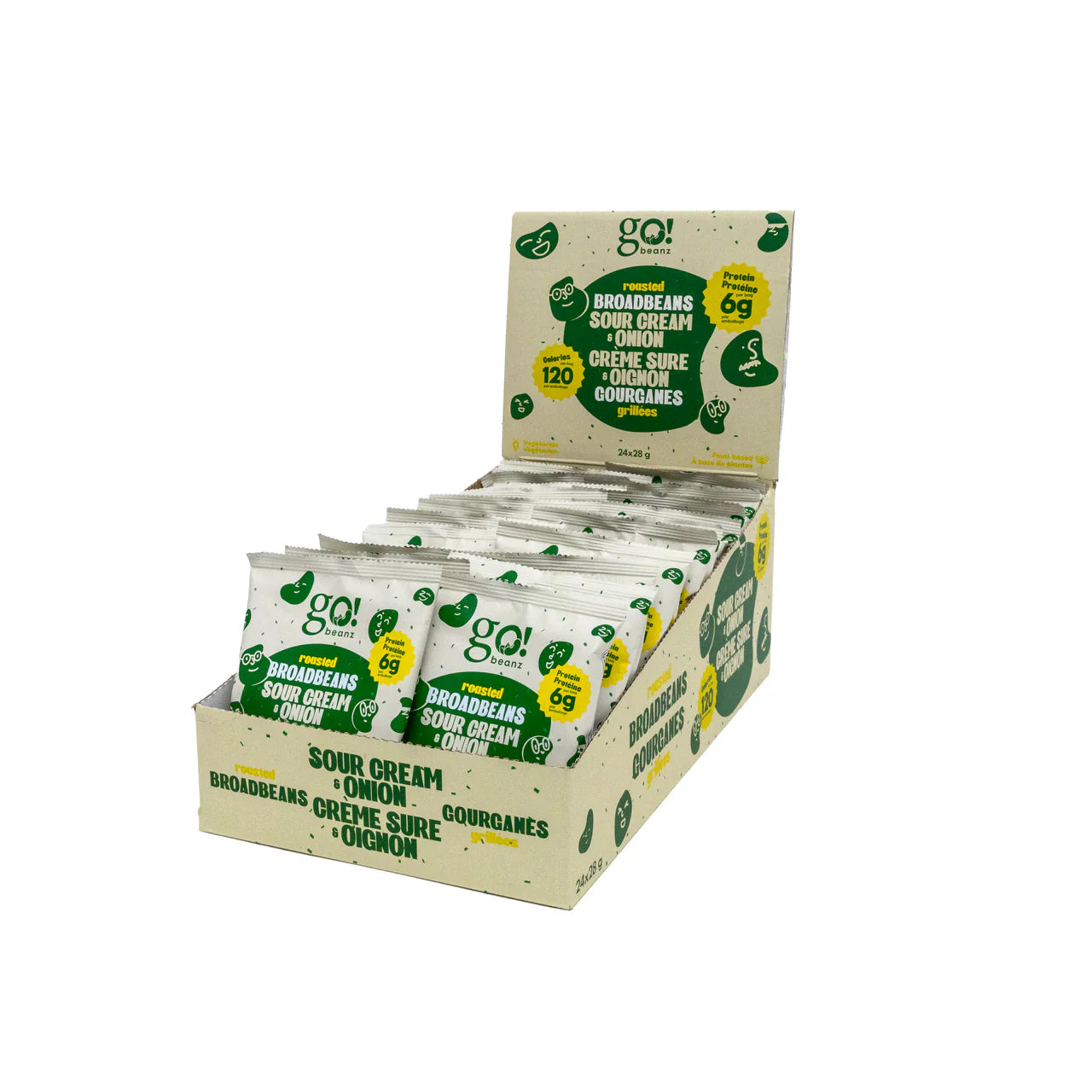 Go nutrition -Go Beanz - Broadbeans, 28g