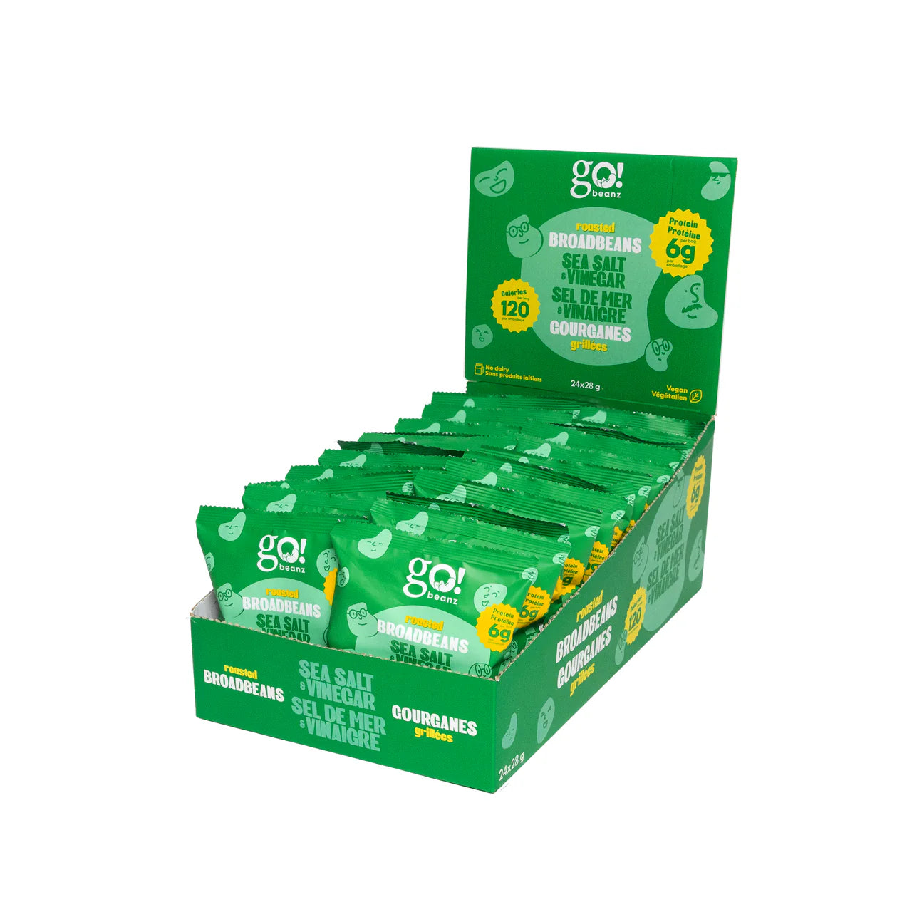 Go nutrition -Go Beanz - Broadbeans, 28g