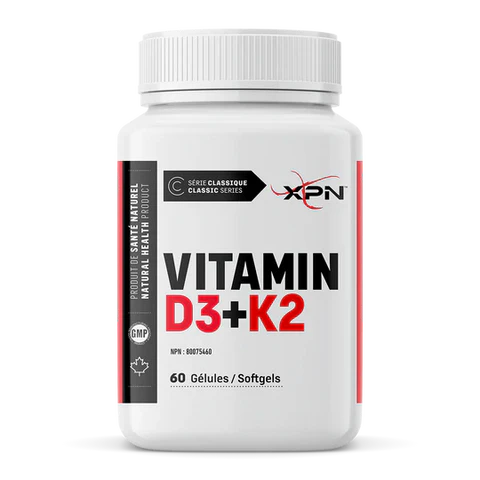XPN - Vitamine D3 + K2 - 60 gélules