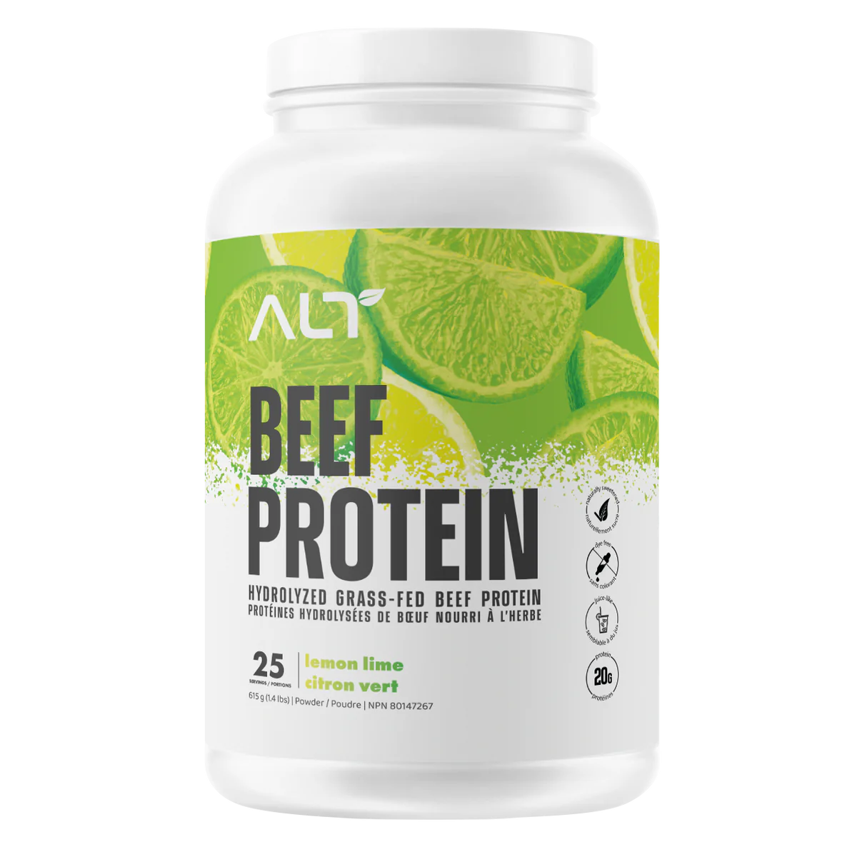 ALT -Protéine de bœuf - 615g - 25 portions