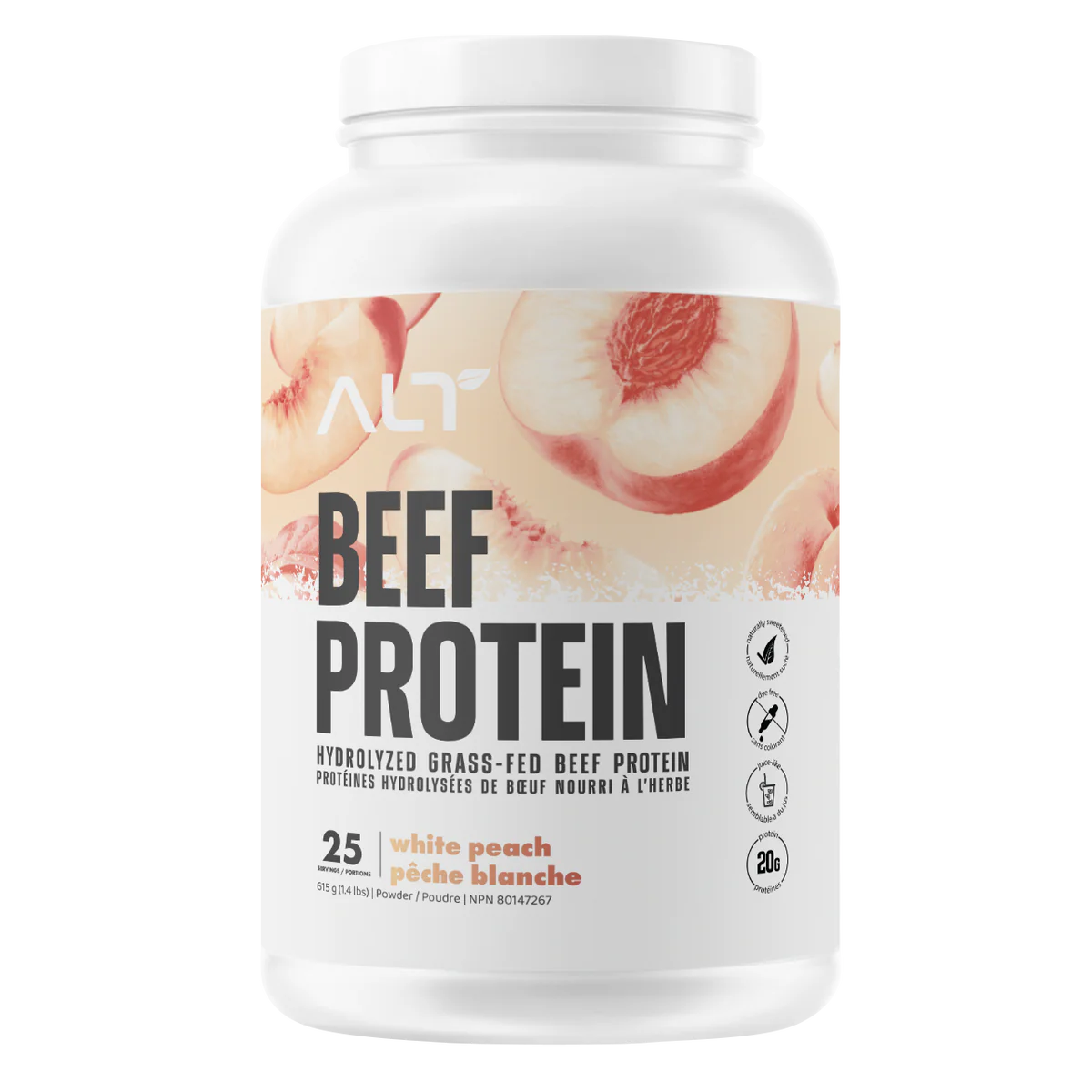 ALT -Protéine de bœuf - 615g - 25 portions