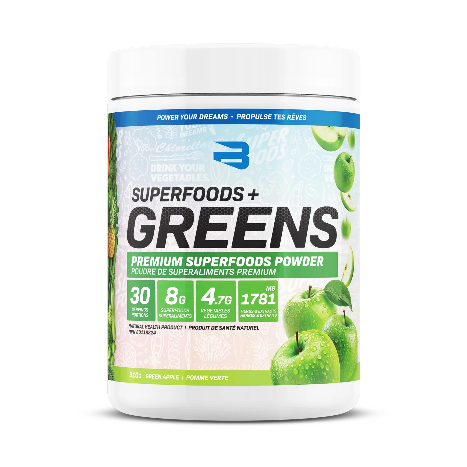 BELIEVE - Greens - 300g - 30 portions