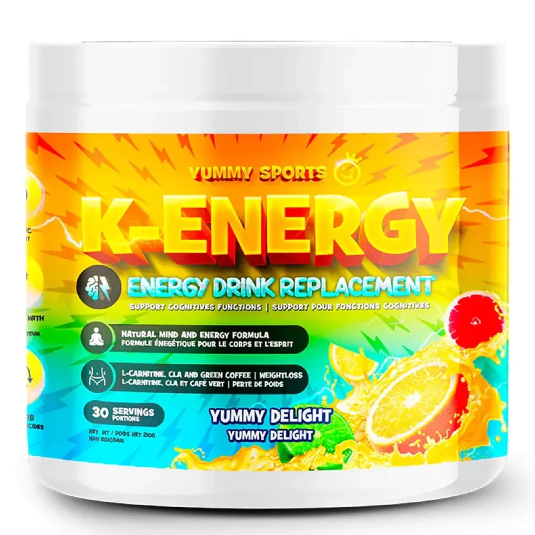 Yummy sports -K - ENERGY - 30 portions