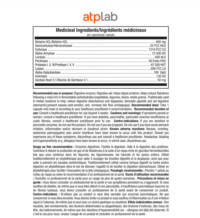 ATP - Enzymatik Control - 180 capsules