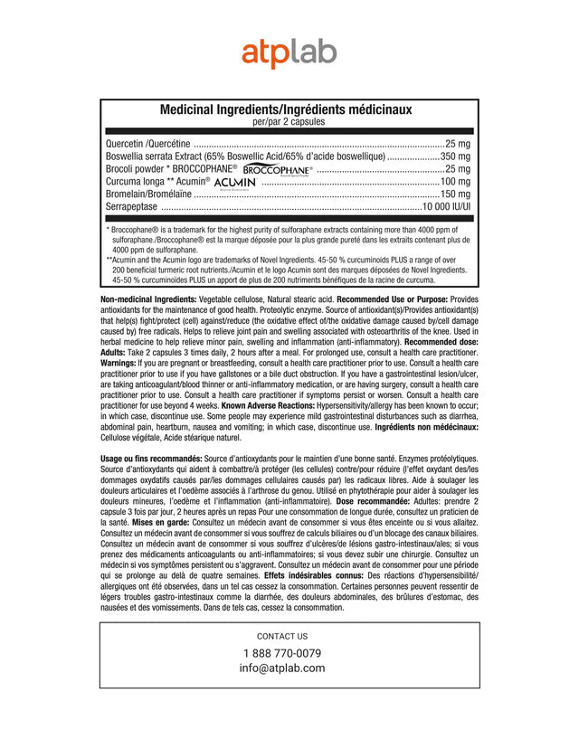 ATP - Inflam Control - 120 capsules