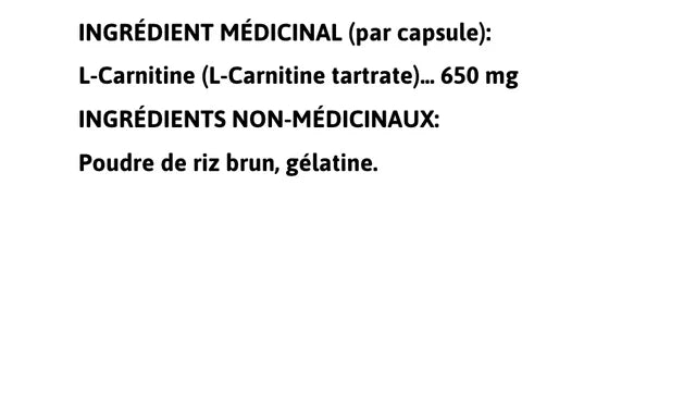 XPN - L-Carnitine 650 - 120 capsules