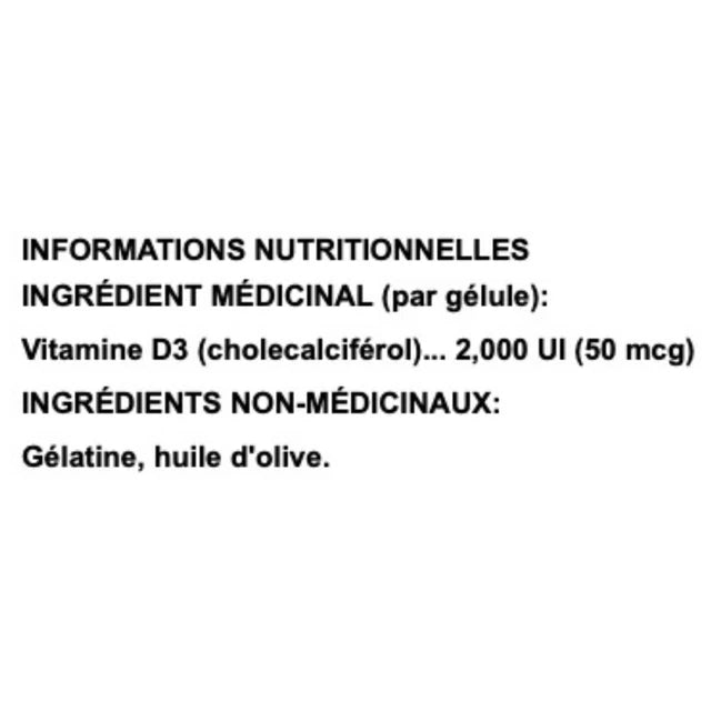 XPN - Vitamine D3 - 120 gélules