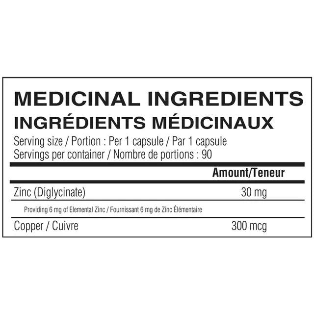 Believe - Cooper + Zinc - 90 capsules