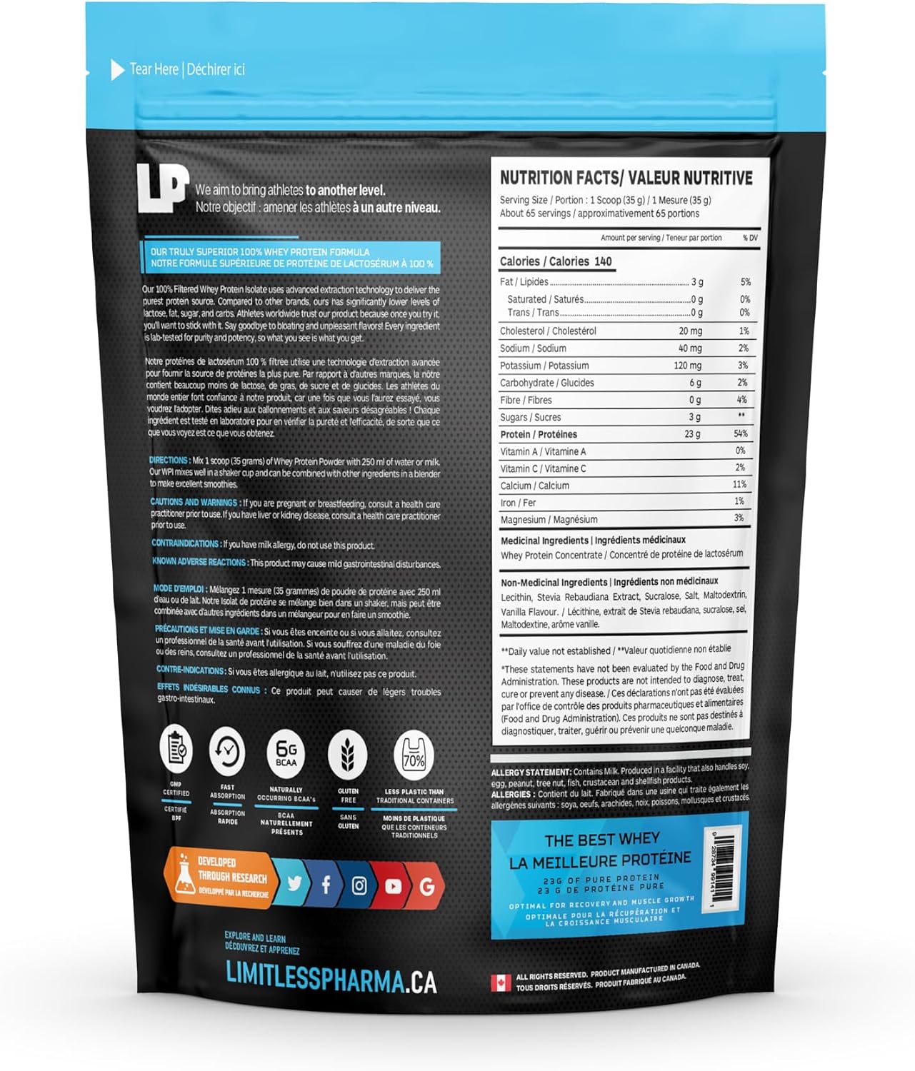 Limitless - Whey- 5 lbs
