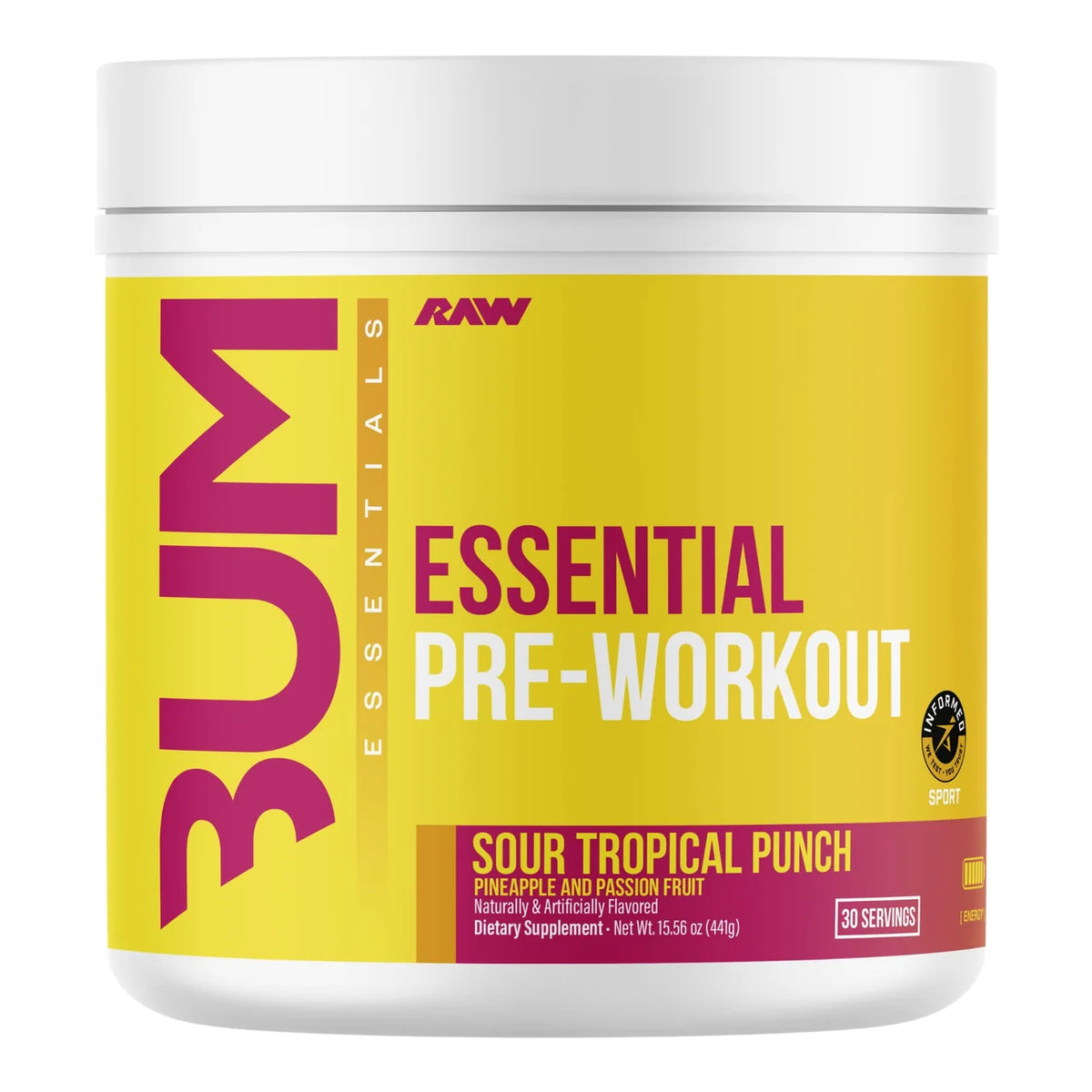 Raw nutrition -CBum Essentiel Pre Workout - 408g