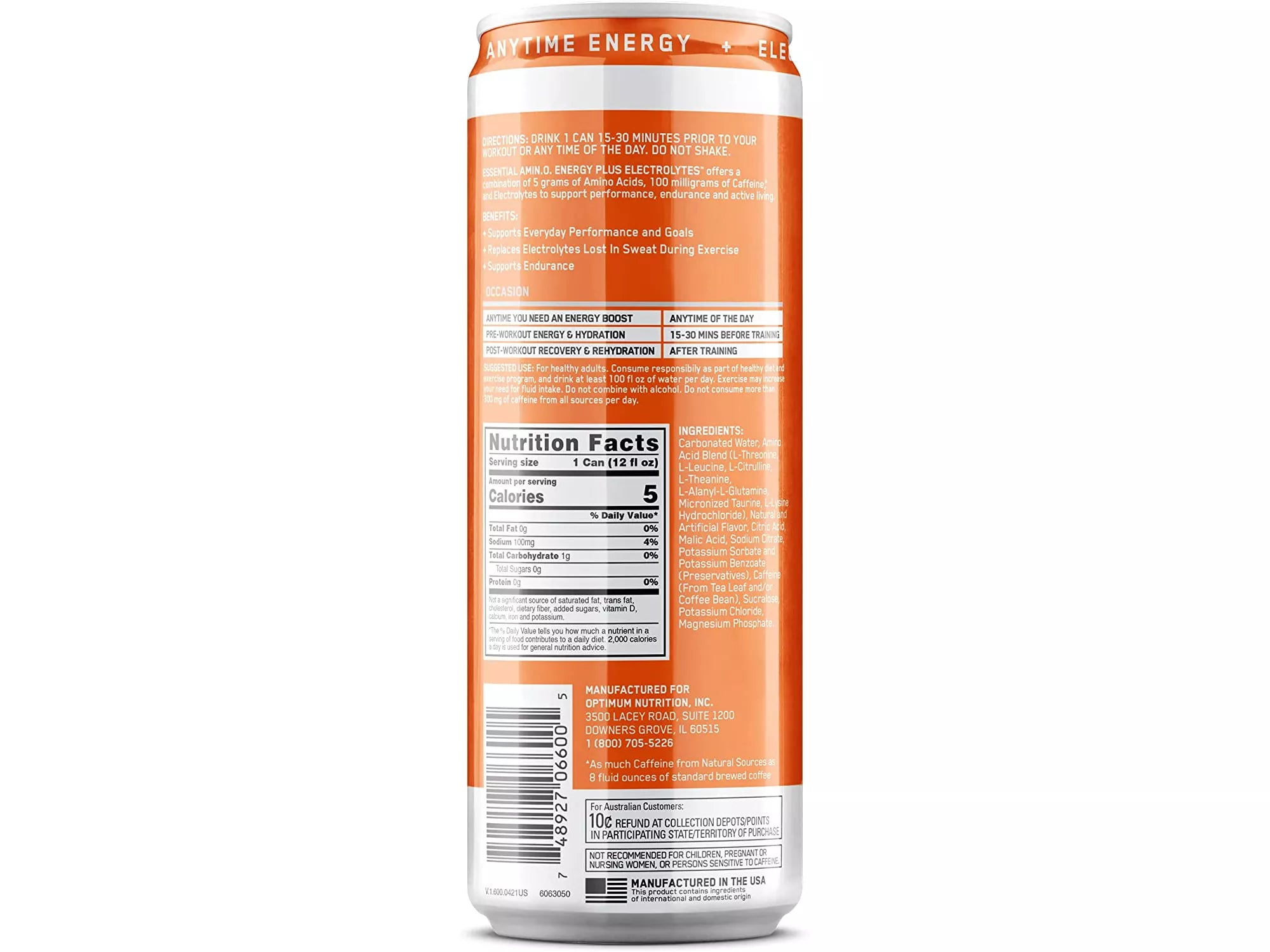 Optimum Nutrition - Essential Amino Energy, 355mL