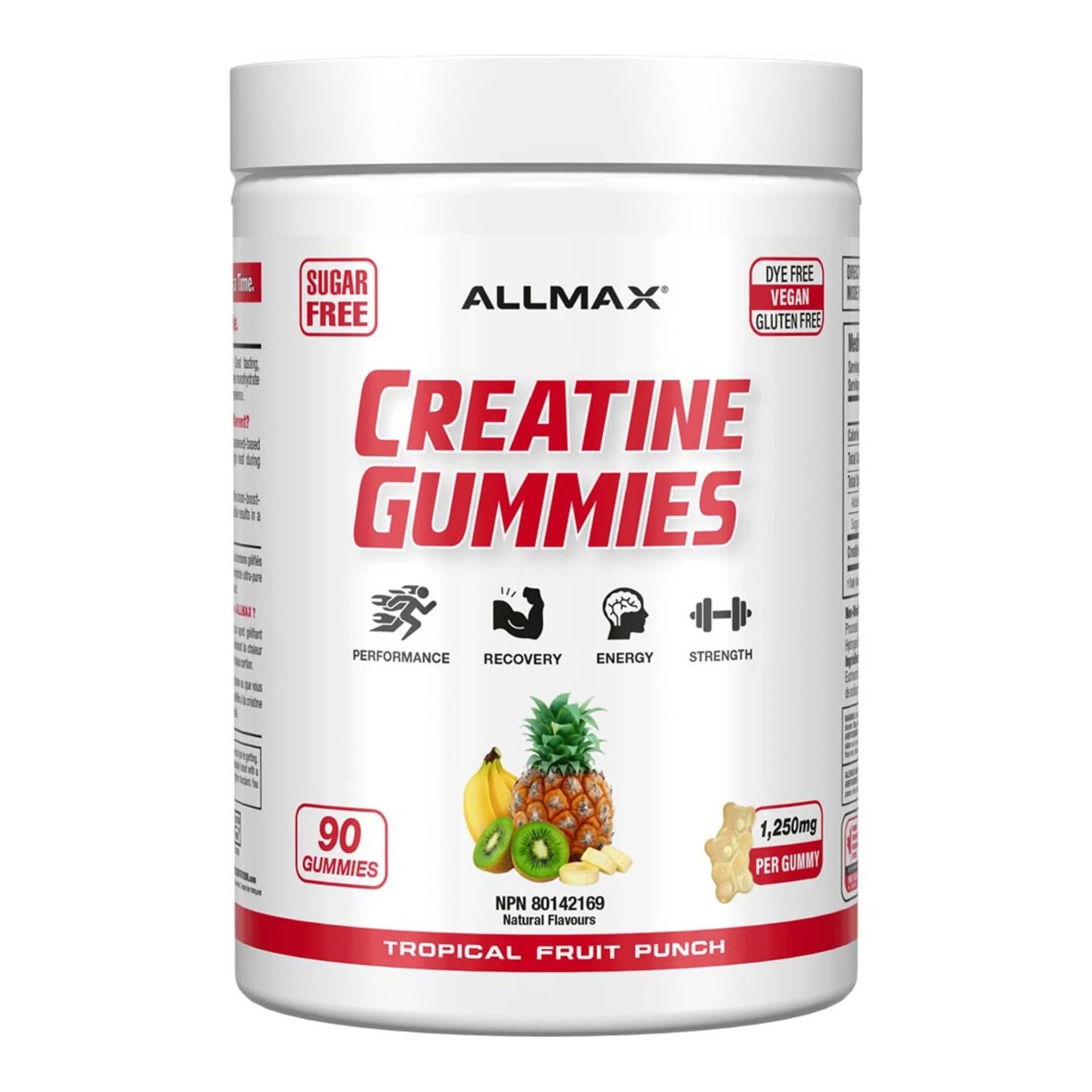 All Max -Creatine Gummies - 90 gummies