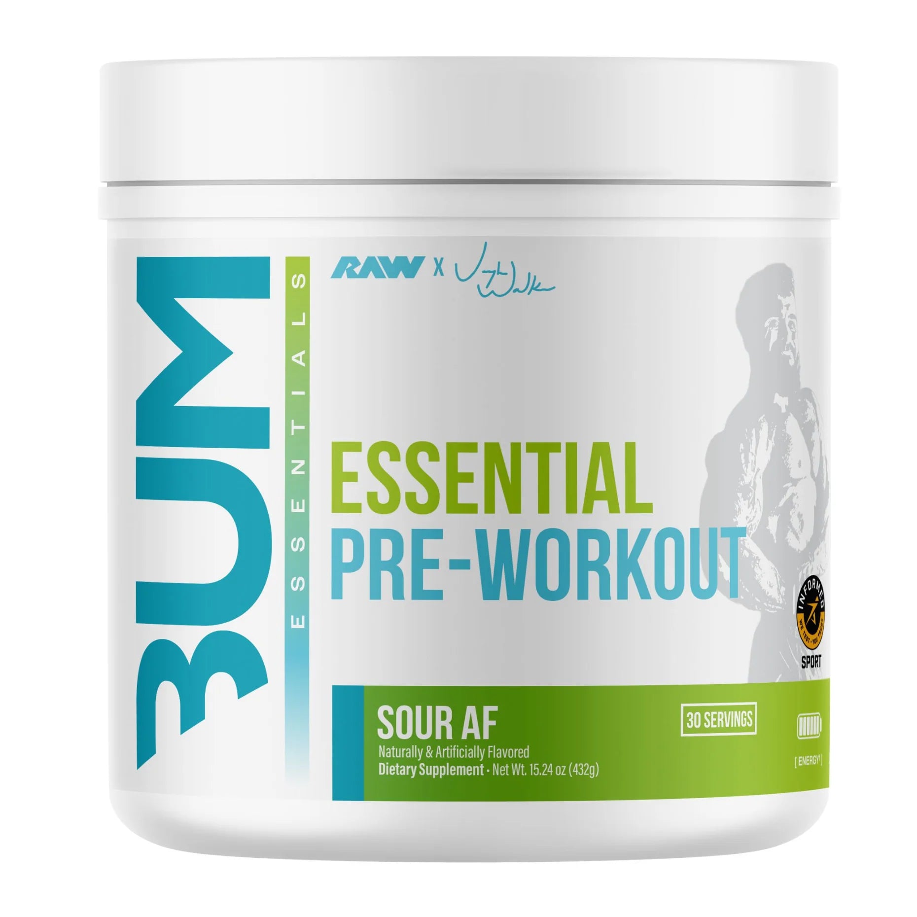 Raw nutrition -CBum Essentiel Pre Workout - 408g