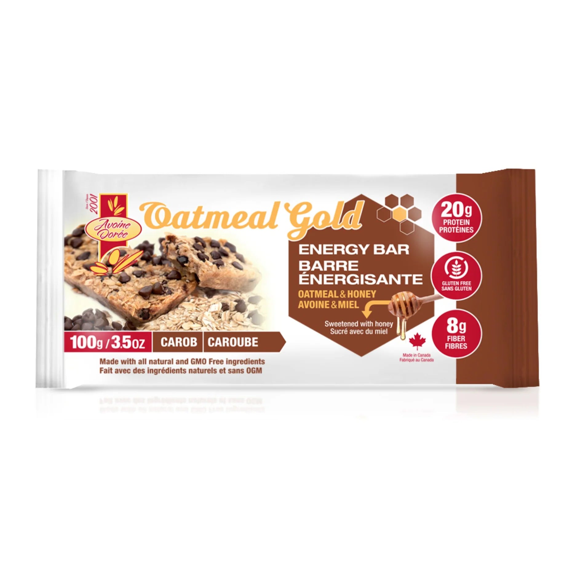 Barre d'avoine dorée