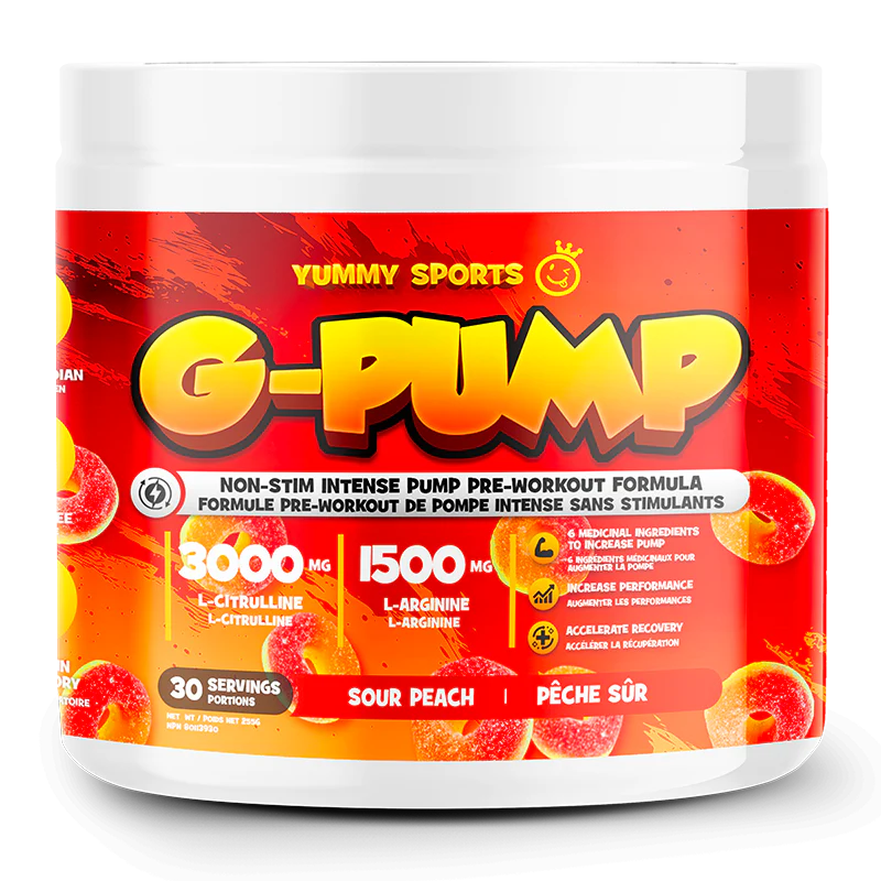 Yummy sports -Gorilla G-PUMP sans stimulant - 30 portions