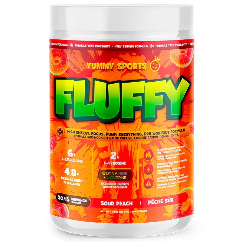 Yummy sports -Fluffy Pré-Workout - 30/15 portions