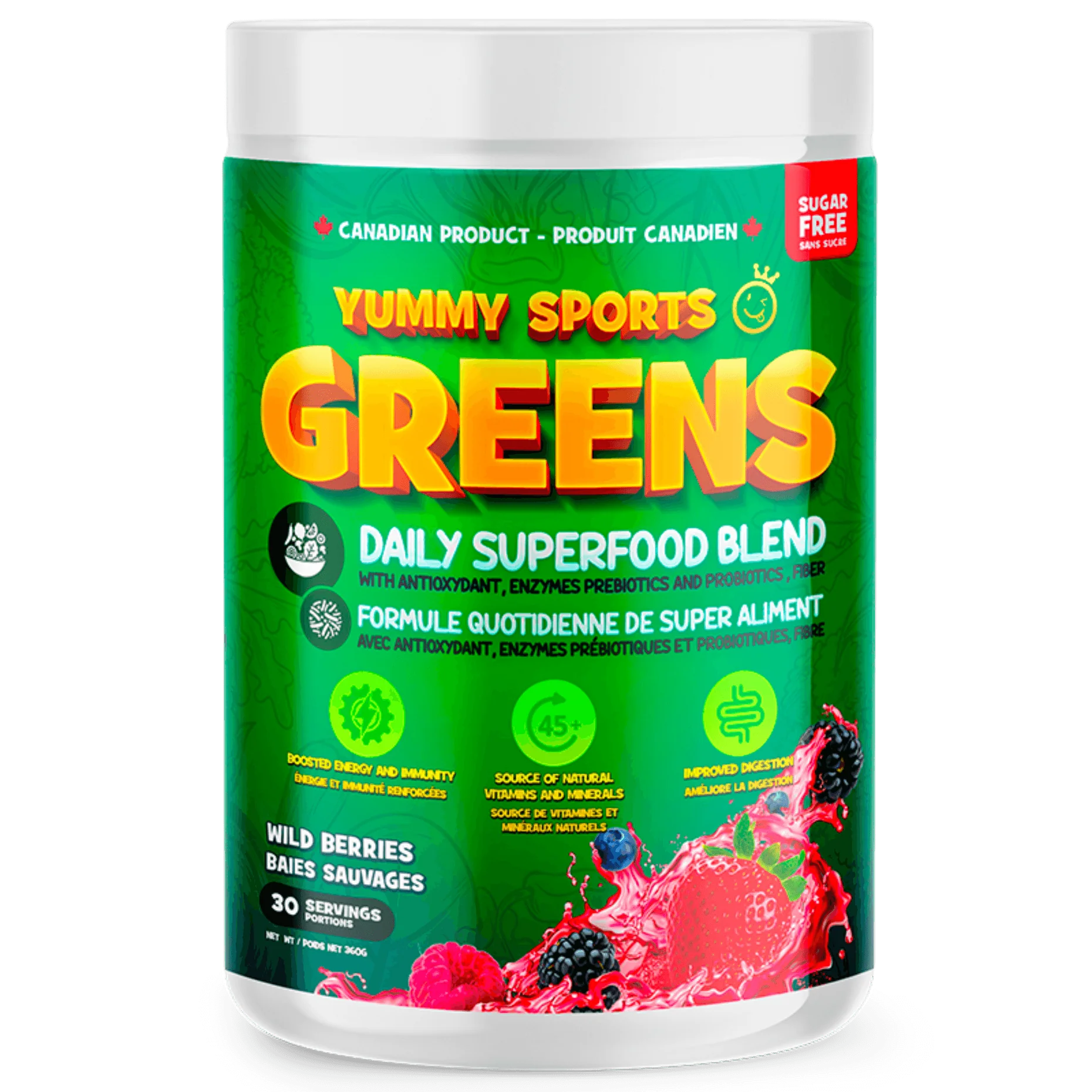 Yummy Sports - Greens, 300g