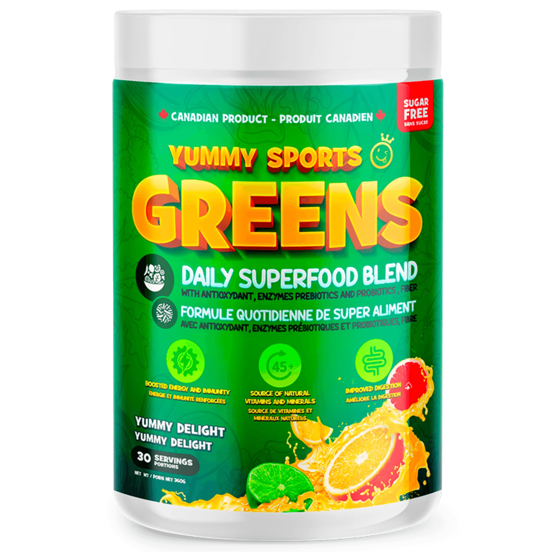 Yummy Sports - Greens, 300g - 30 portions