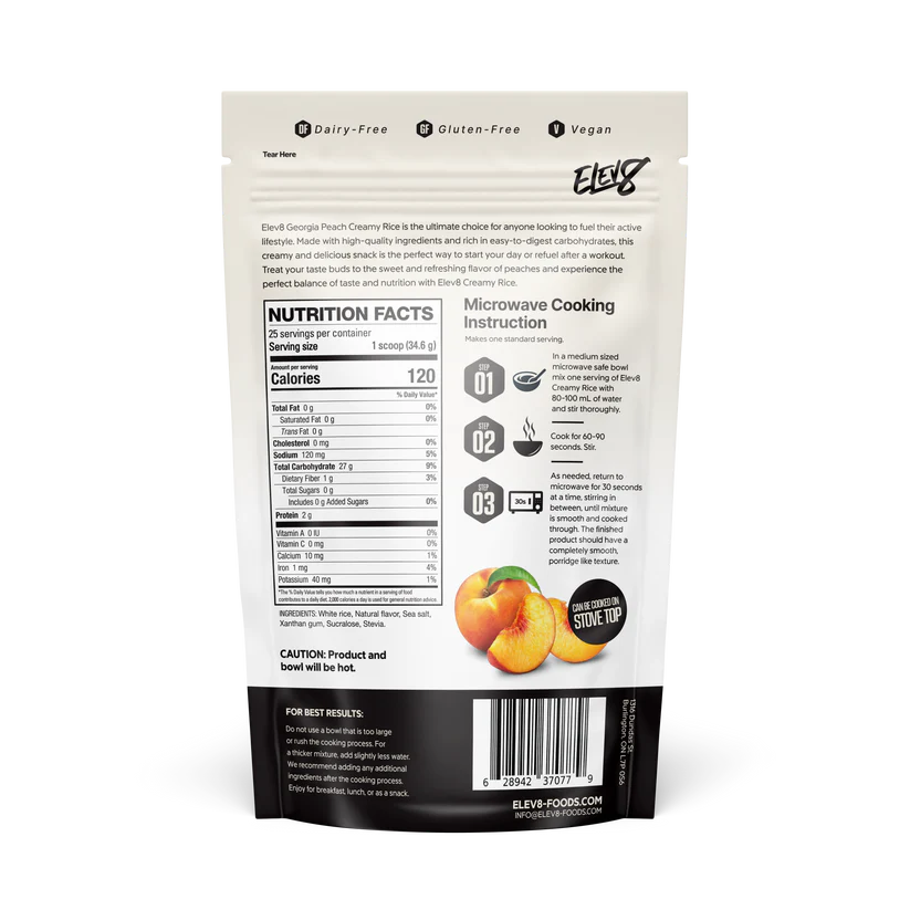ELEV8 -crème de riz - 25 portions